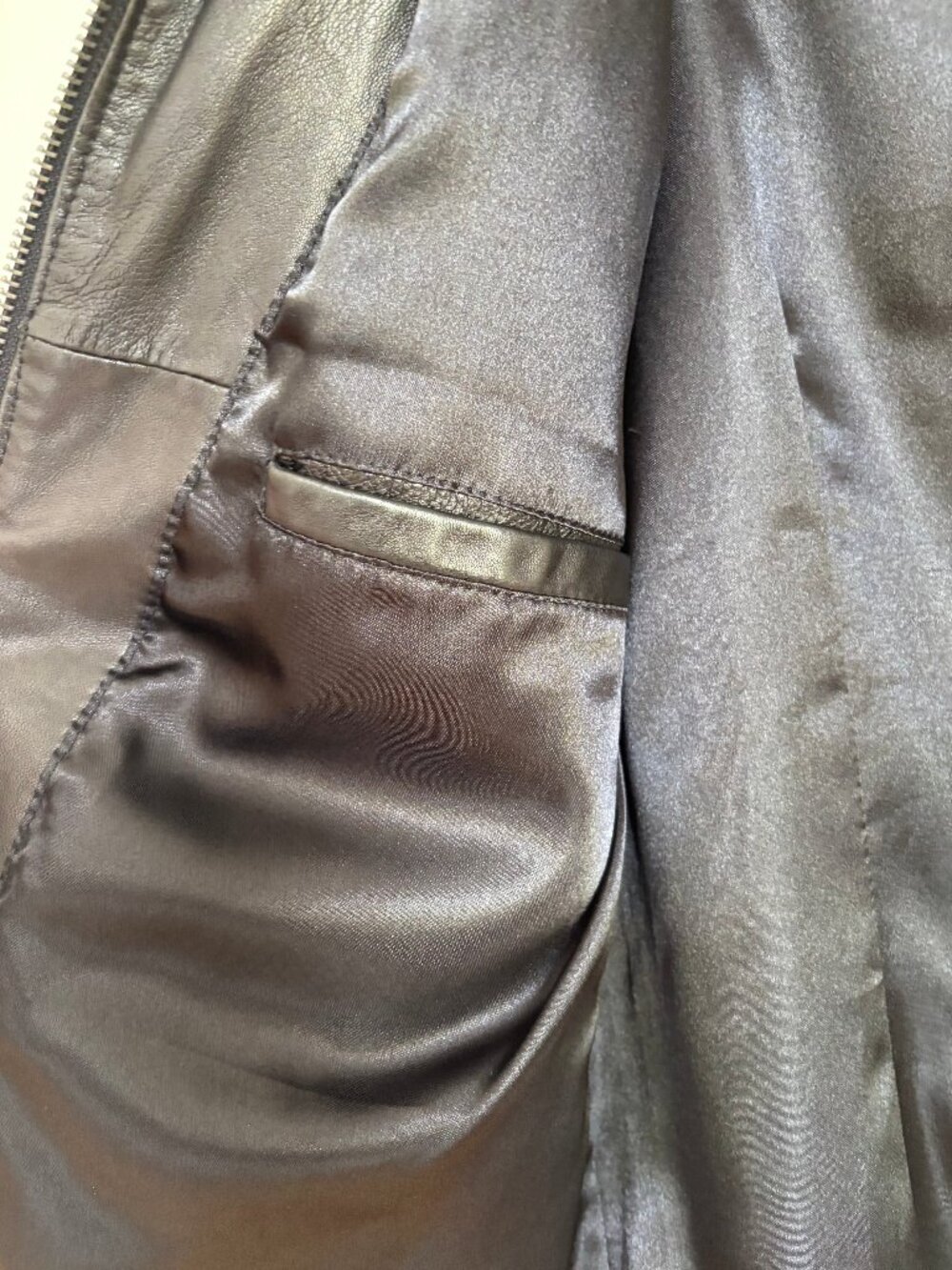 7 Diamonds Leather Moto Jacket Men's - Picture 7 of 9